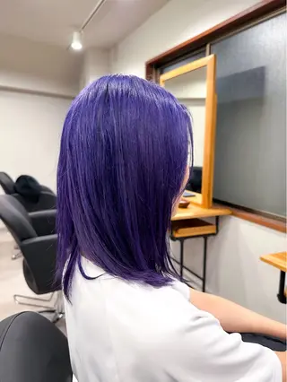 ミディアム カラー affect 上大岡所属・《髪質改善・縮毛矯正 /ブリーチ》坂本爽のヘアスタイル