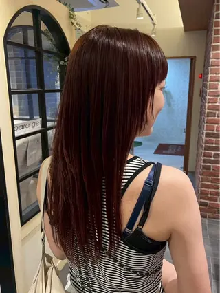 ロング カラー 時田 羽美のヘアスタイル