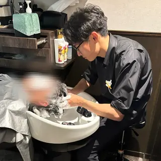 メンズ LAVIE NEW STANDARD BARBER 中野店所属・池田 湧／IKEDA YUのヘアスタイル