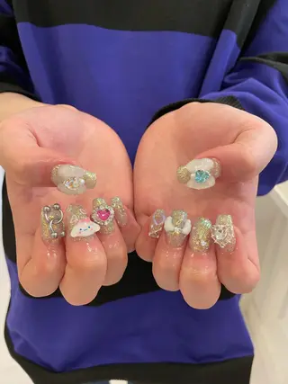 ネイル 束感まつ毛/ネイル/ LED♥KIRARAのマツエク・マツパデザイン