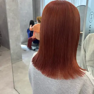 ミディアム カラー NUMBER_ ユイナのヘアスタイル