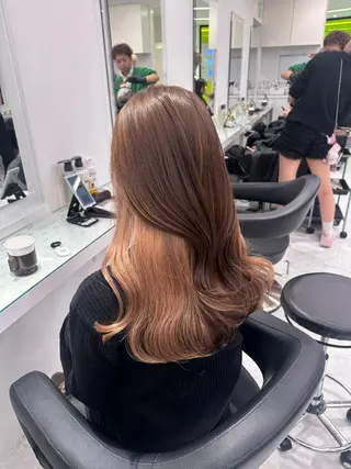 ロング カラー トレンドモテヘア🎀 minato🍨🩰のヘアスタイル