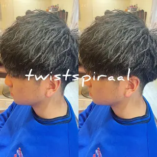 パーマ メンズ 仙台/メンズ/ フェザー/リョウのヘアスタイル