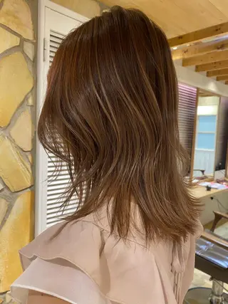 セミロング カラー eight  shinjuku所属・海外ヘア スタイルRIOのヘアスタイル