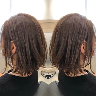 ミディアム カラー 天野 涼のヘアスタイル