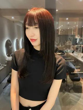 ロング Asumi 髪質改善のヘアスタイル