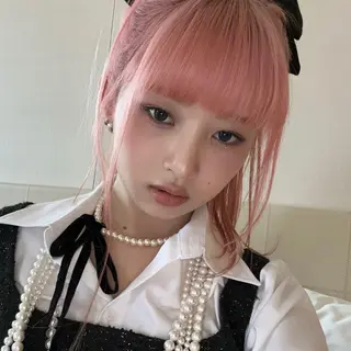 ロング 🥀ワンホン風暖色 カラーRISA🥀のヘアスタイル