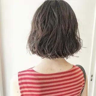 ミディアム パーマ yuki hair所属・yuki watanabeのヘアスタイル