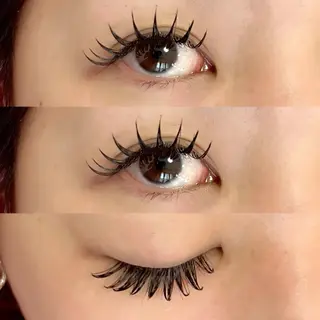 マツエク・マツパ 【那覇/束感まつ毛】 キャメルのマツエク・マツパデザイン