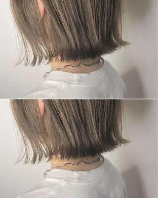 ミディアム カラー 井内 美沙のヘアスタイル