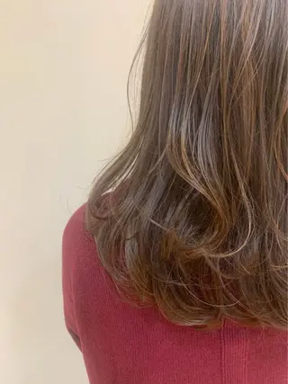 セミロング カラー 髪質改善/艶カラー /梅田/菅野🌟のヘアスタイル