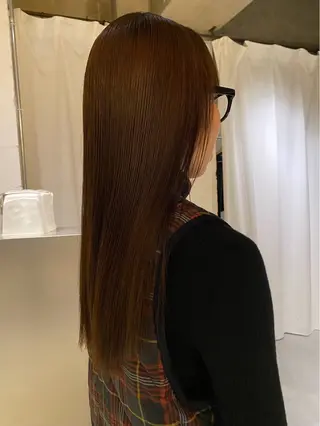 ロング カラー 松井 駿のヘアスタイル