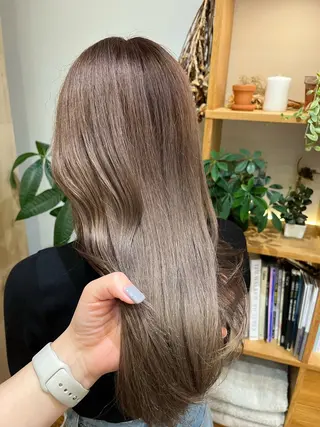 セミロング カラー 暖色カラー/似合わせ カット/名古屋/辻のヘアスタイル