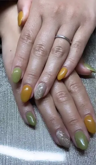 ミディアム cattleya nailのネイルデザイン
