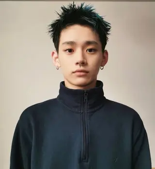 ショート メンズ グランジヘア 無造作ヘアHYUGAのヘアスタイル