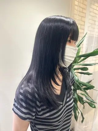 ロング 中井 湖羽のヘアスタイル