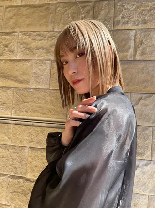 ミディアム ショート/ボブ オオタダイスケのヘアスタイル