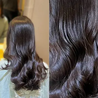 ロング カラー ラフィスヘアードープ所属・👑髪質改善wカラー /ハイトーン/アユカのヘアスタイル