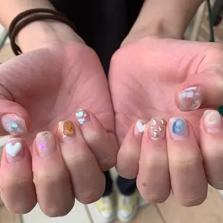 ネイル YUKIMO🍎名駅 /ニュアンスのネイルデザイン