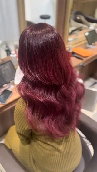 カラー 💫🦋✨️中園 千咲希✨️🦋💫のヘアスタイル