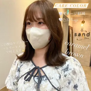 ミディアム カラー ✨️今だけ無料✨️ 鶴田みなみのヘアスタイル