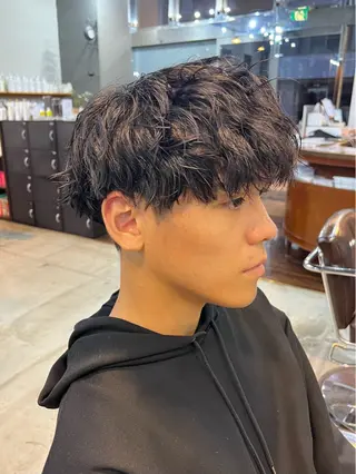 パーマ メンズ Men's NAM 八角のヘアスタイル