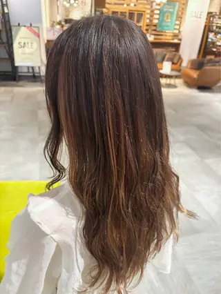 ロング カラー 🤍店長　艶カラー 髪質改善縮毛特化🤍のヘアスタイル