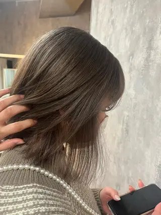 ミディアム カラー 韓国系/ダブルカラー /トグチリンカのヘアスタイル