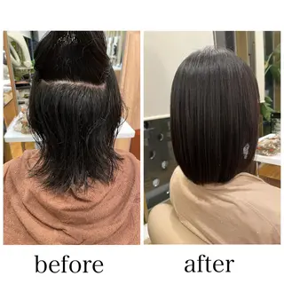 ミディアム パーマ 門崎未依/レイヤー/ メンズカット🪿🌼のヘアスタイル