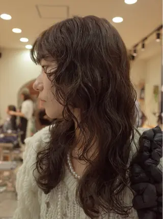パーマ ウルフ、ボブ美容師 今井のヘアスタイル