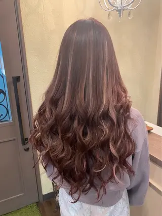 ロング ヘアアレンジ MagicMush ✴︎シールエクステのヘアスタイル