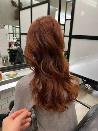 ロング カラー GO TODAY SHAiRE SALON Polaris店所属・くせっ毛カット フクベ　タツヤのヘアスタイル