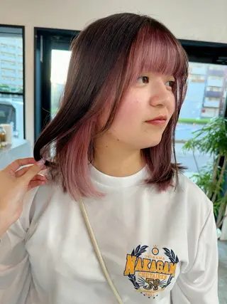 ミディアム 艶カラー🫧 MOMOYOのヘアスタイル