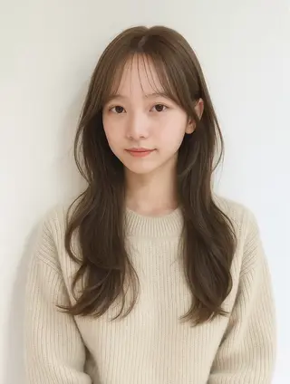 ロング カラー Gain池下 レディースのヘアスタイル