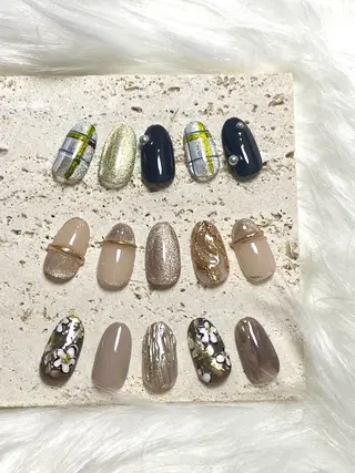 ミディアム cattleya nailのネイルデザイン