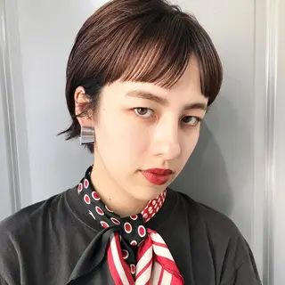 ショート カラー suvvy hairsalonのヘアスタイル