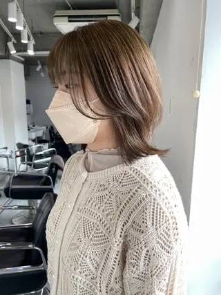 ショート カラー silo所属・silo MOKA 顔周りカット🦦のヘアスタイル