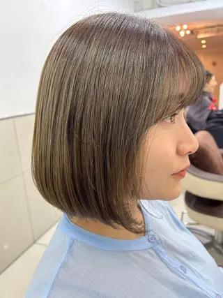 ミディアム カラー 大内 雅生のヘアスタイル