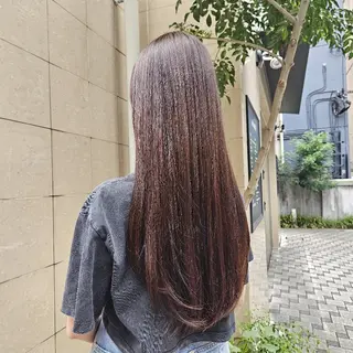 ロング 内藤 旭のヘアスタイル