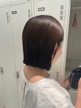 ショート 髪質改善✨艶カラー 🎀moka🎀のヘアスタイル