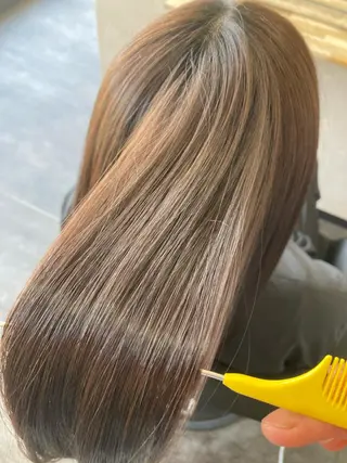 ロング カラー レイヤーカット ✨藤原のヘアスタイル