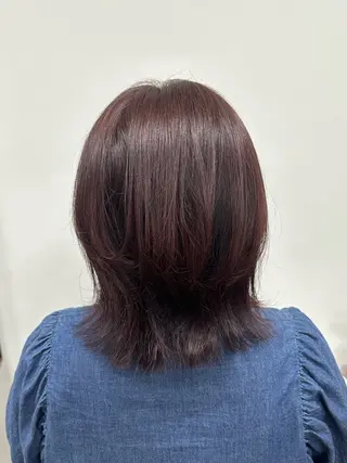 ミディアム 美容室HAZAMA所属・身吉 郁哉のヘアスタイル