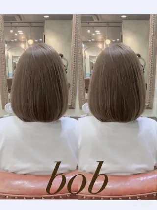 ミディアム 髪質改善✨ハツメイ オグ✂️のヘアスタイル