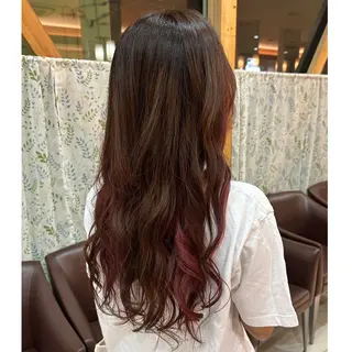 ロング 🎀艶カラー🎀 大林未侑のヘアスタイル