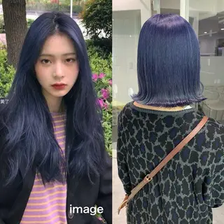 ミディアム カラー 🪞ハイトーン🪞 🤍waka🤍のヘアスタイル