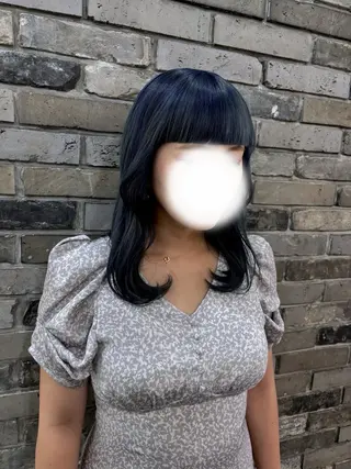 セミロング カラー _WHITE 天神店 YUMEKA🐻のヘアスタイル