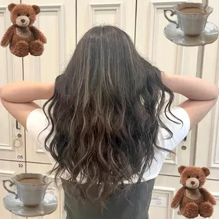 セミロング カラー La Blessグランサロン梅田店所属・梅田美容室/ブリーチ なし/レイヤーカットのヘアスタイル