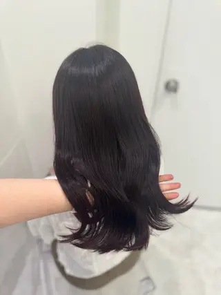 セミロング カラー 🎀愛されgirly ヘア🫧Ayakaのヘアスタイル