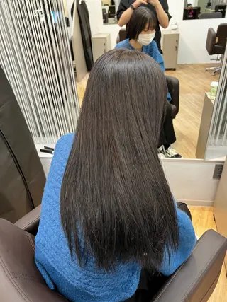 ロング 加藤 優眞のヘアスタイル