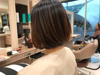 ショート パーマ ウエモト タク ショート/レイヤーのヘアスタイル